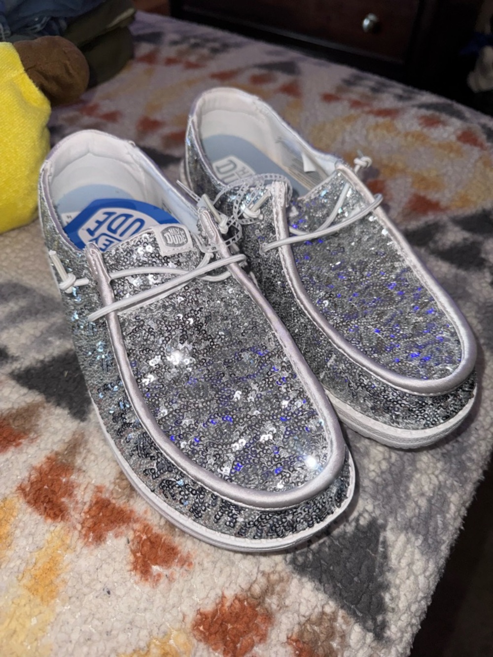 Hey Dude Wendy Sequin shoe